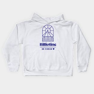 Billiotine of hearts - Brittany Morbihan 56 Sea Holidays Beach Kids Hoodie